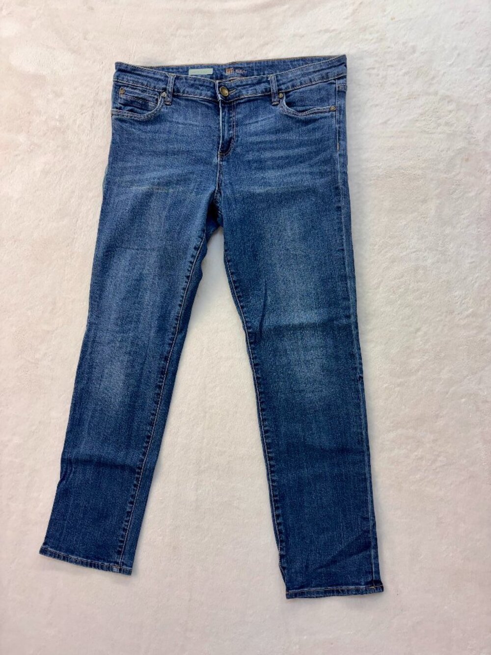 KUT From The Kloth Women's Blue Boyfriend Jeans --- Size: 14 --- Great Condition